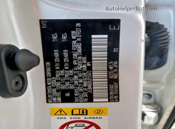 JTJBARBZ8J2157672 2018 LEXUS NX White 
