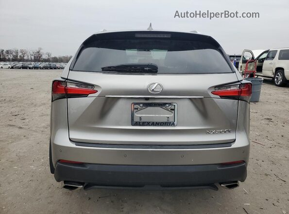 JTJBARBZ9G2056441 2016 LEXUS NX Silver Widok z tyłu