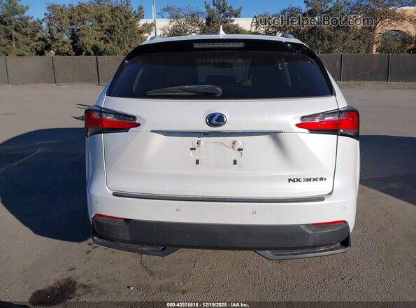JTJBJRBZ0H2054711 2017 LEXUS NX 300H White 