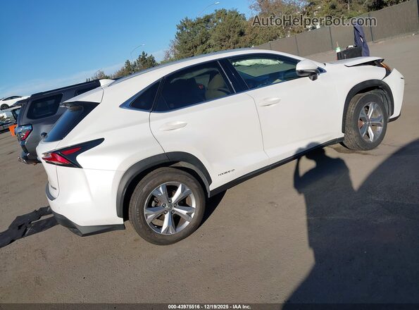 JTJBJRBZ0H2054711 2017 LEXUS NX 300H White Հետևի աջ
