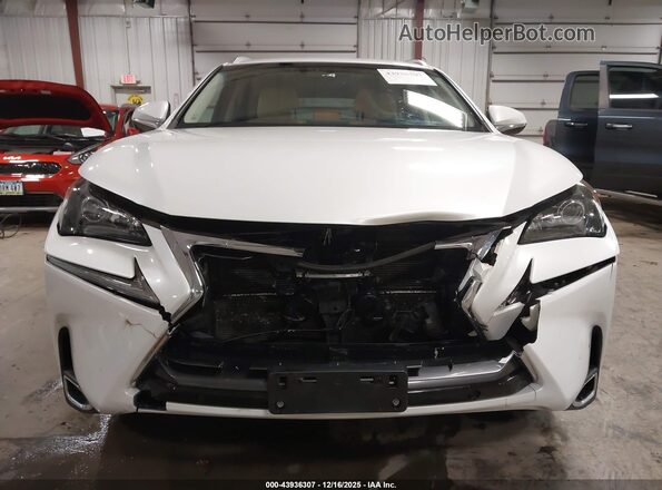 JTJBJRBZ5H2054400 2017 LEXUS NX 300H White Դիմացի տեսք