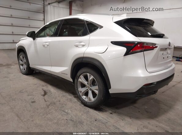 JTJBJRBZ5H2054400 2017 LEXUS NX 300H White Հետևի ձախ