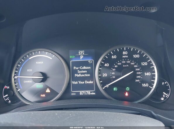 JTJBJRBZ6G2030282 2016 LEXUS NX 300H Pewter Հետևի նստատեղերի տեսք