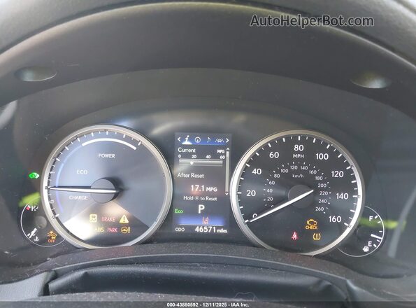 JTJBJRBZ8K2110093 2019 LEXUS NX 300H White Widok tylnych siedzeń