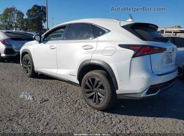 JTJBJRBZ8K2110093 2019 LEXUS NX 300H White Tył lewy