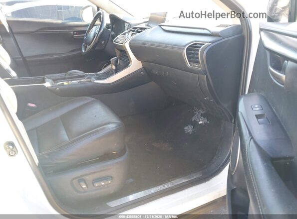 JTJBJRBZ9G2035878 2016 LEXUS NX 300H White წინა სალონის ხედი