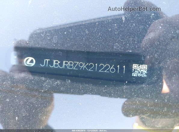 JTJBJRBZ9K2122611 2019 LEXUS NX 300H Black 