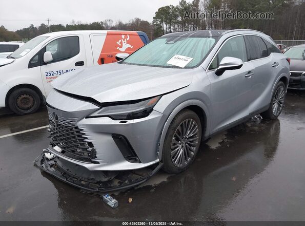 JTJCJMGA0R2015144 2024 LEXUS RX 450H+ Silver Front left