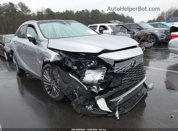 JTJCJMGA0R2015144 2024 LEXUS RX 450H+ Silver Front view