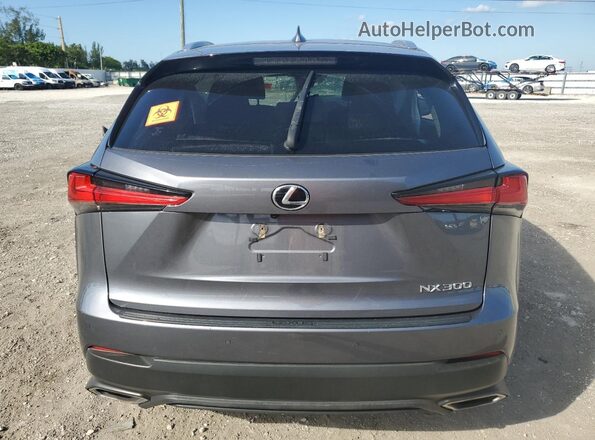 JTJDARBZ0M2188475 2021 LEXUS NX Gray Rear view