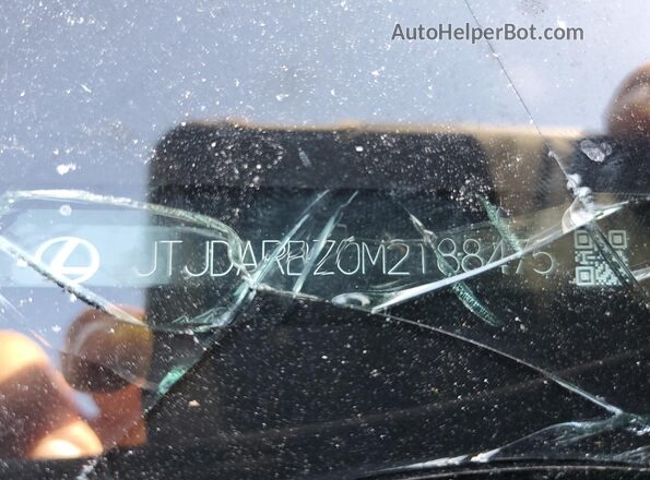 JTJDARBZ0M2188475 2021 LEXUS NX Gray VIN sticker view