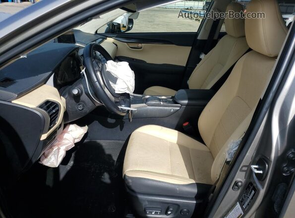 JTJDARBZ7M2196931 2021 LEXUS NX Серебряный Вид салона спереди