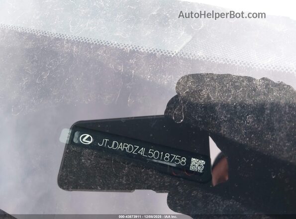 JTJDARDZ4L5018758 2020 LEXUS NX 300 Красный 