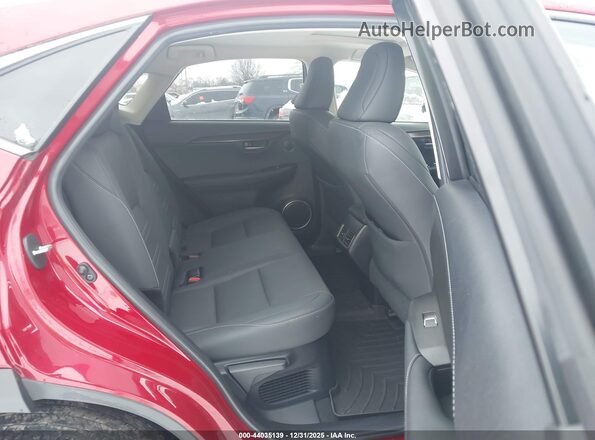 JTJDARDZ6M5020349 2021 LEXUS NX 300 Red Widok naklejki z numerem VIN