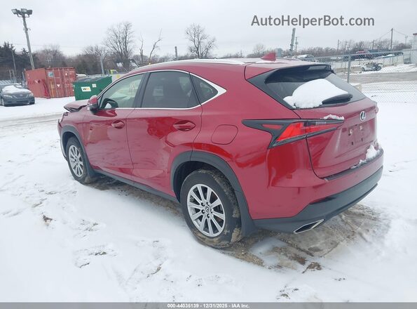 JTJDARDZ6M5020349 2021 LEXUS NX 300 Red Tył lewy