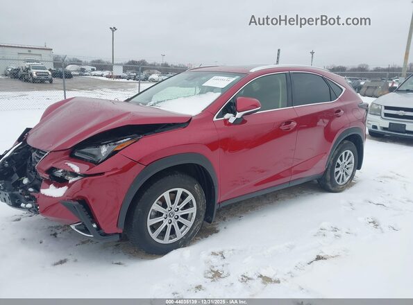 JTJDARDZ6M5020349 2021 LEXUS NX 300 Red Przód lewy