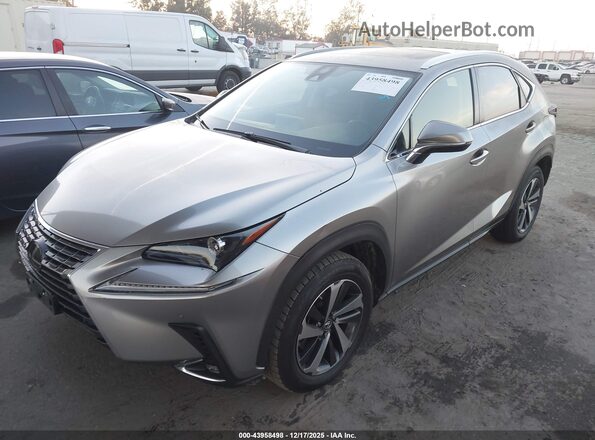 JTJGARBZ2M2201031 2021 LEXUS NX 300 Серый Передняя левая четверть