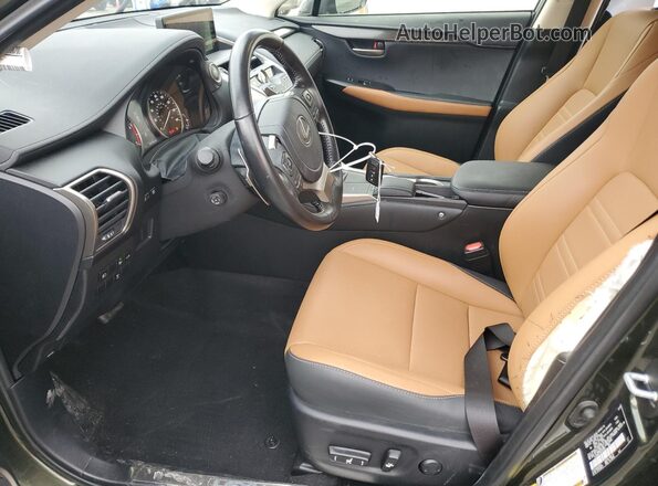 JTJGARDZ1M2243820 2021 LEXUS NX Green Widok wnętrza z przodu