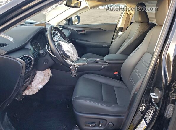 JTJGARDZ1M2258351 2021 LEXUS NX Black Widok wnętrza z przodu