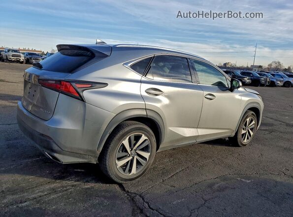 JTJGARDZ4M2250373 2021 LEXUS NX Gray Trasero derecho