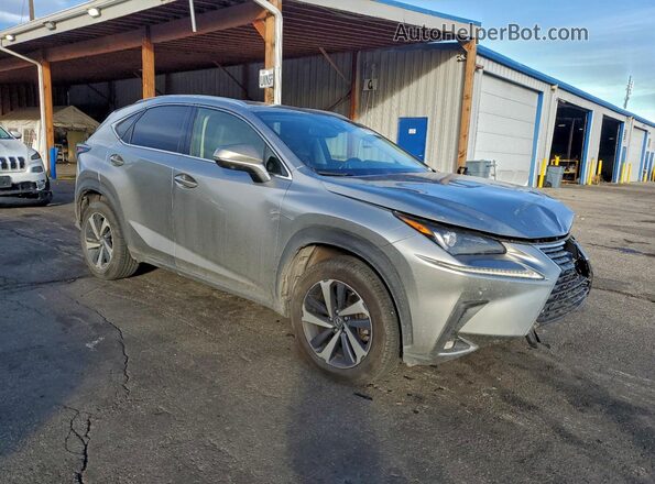 JTJGARDZ4M2250373 2021 LEXUS NX Gray Delantero derecho