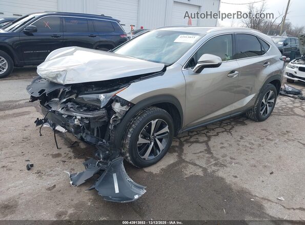 JTJGARDZ4M5029564 2021 LEXUS NX 300 Silver Vista tres cuartos delantera izquierda