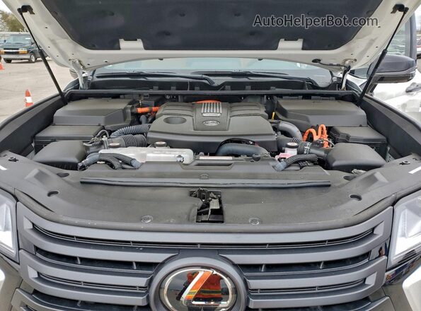 JTJGD7CX0S4002909 2025 LEXUS LX White Вид підкапотного простору