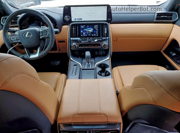JTJGD7CX0S4002909 2025 LEXUS LX White Вид панелі приладів