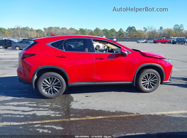 JTJGGCEZ2N2005387 2022 LEXUS NX 350 Red უკანა სალონის ხედი