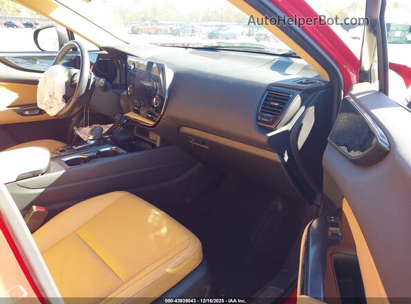 JTJGGCEZ2N2005387 2022 LEXUS NX 350 Red წინა სალონის ხედი