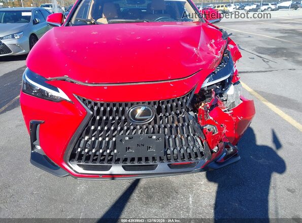 JTJGGCEZ2N2005387 2022 LEXUS NX 350 Red ხელსაწყოთა პანელის ხედი