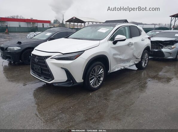 JTJHKCEZ2P2013818 2023 LEXUS NX 350H White წინა მარცხენა ხედი სამი მეოთხედიდან