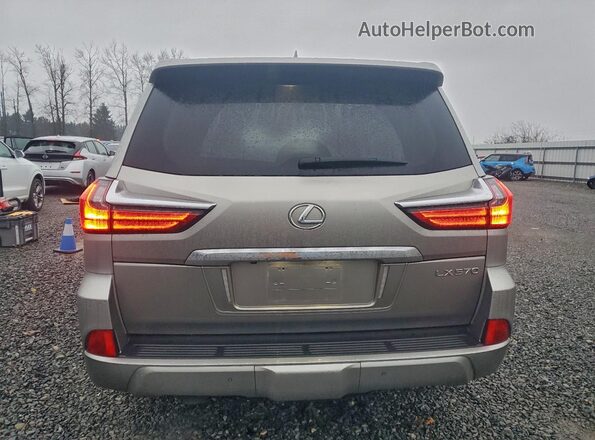 JTJHY7AX2K4288967 2019 LEXUS LX Silver Rear view