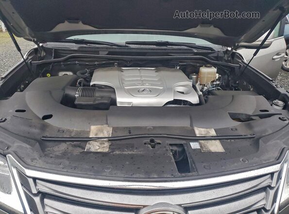 JTJHY7AX2K4288967 2019 LEXUS LX Silver Engine compartment view