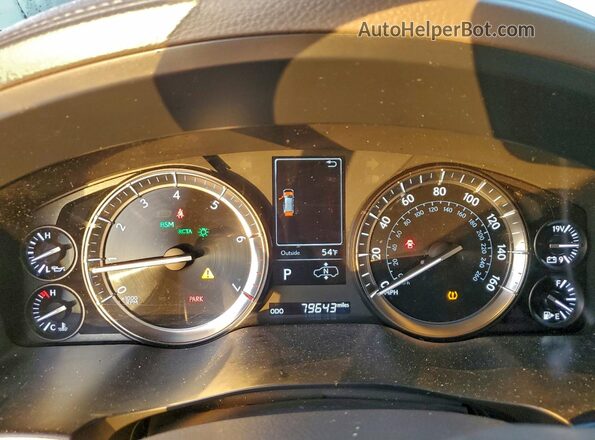 JTJHY7AX9K4283569 2019 LEXUS LX Black Instrument cluster view