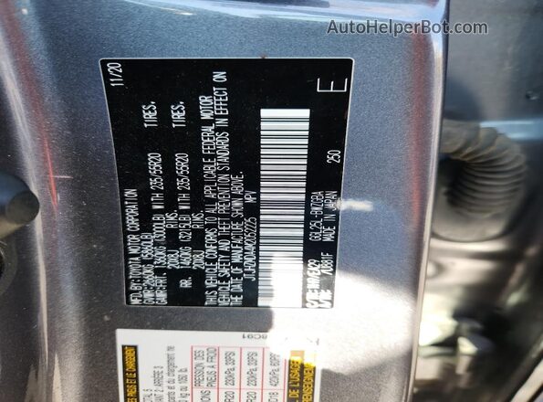 JTJHZMDA4M2052225 2021 LEXUS RX Gray Панорамний вид салону 360°