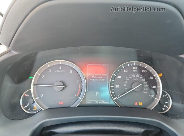 JTJHZMDA4M2052225 2021 LEXUS RX Gray Вид щитка приладів