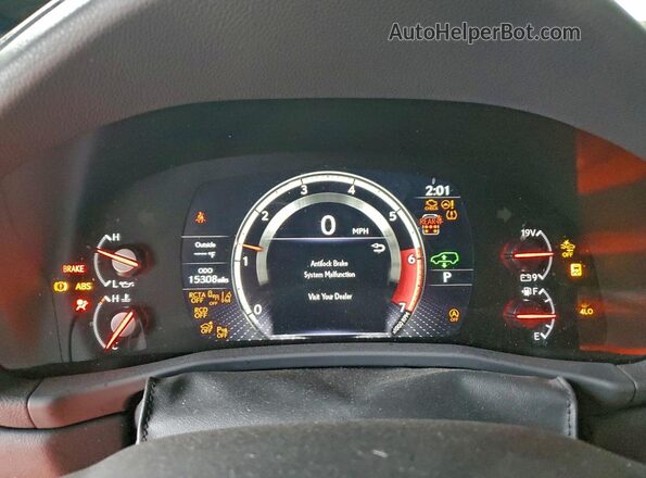 JTJMB7CX8N4004811 2022 LEXUS LX Белый Вид щитка приборов
