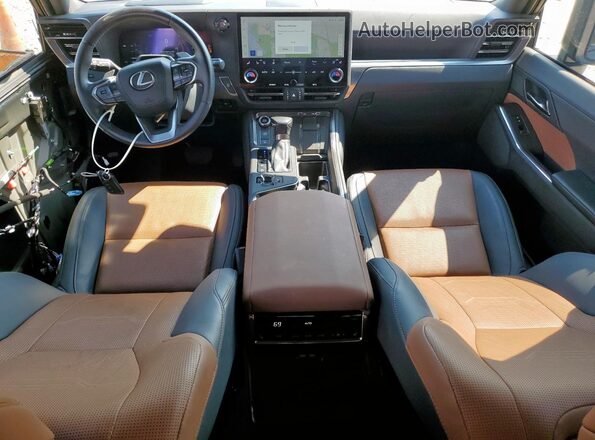 JTJVBCDX2R5022927 2024 LEXUS GX Black Առջևի վահանակի տեսք