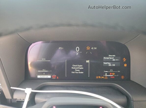 JTJVBCDX5S5063641 2025 LEXUS GX Белый Вид щитка приборов