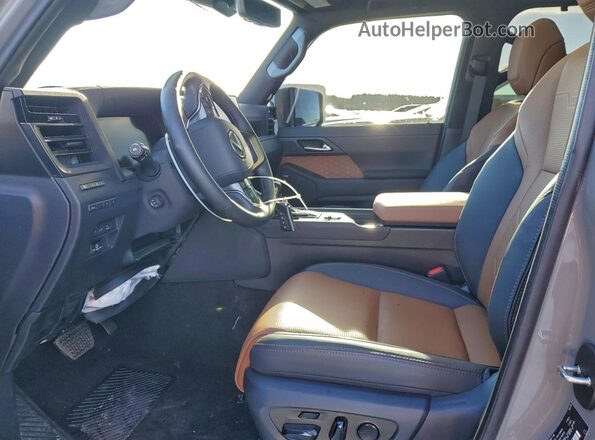 JTJVBCDX7S5049935 2025 LEXUS GX Gray Vista interior delantera