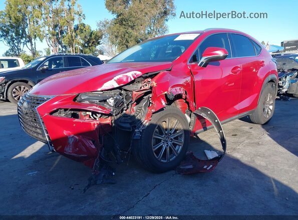 JTJYARBZ1K2154673 2019 LEXUS NX 300 Красный Передняя левая четверть