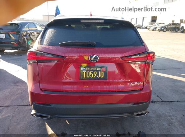 JTJYARBZ1K2154673 2019 LEXUS NX 300 Красный 