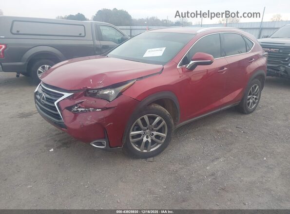 JTJYARBZ2G2036140 2016 LEXUS NX 200T Burgundy Przód lewy