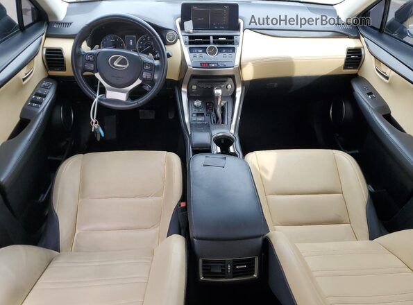 JTJYARBZ3K2123389 2019 LEXUS NX Black წინა პანელის ხედი