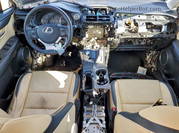 JTJYARBZ5H2059381 2017 LEXUS NX Серый Вид панели приборов