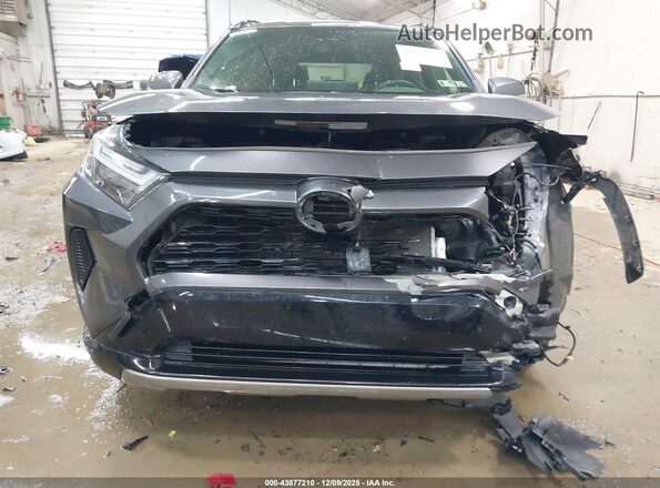 JTM16RFV2NJ015675 2022 TOYOTA RAV4 HYBRID Gray Instrument cluster view