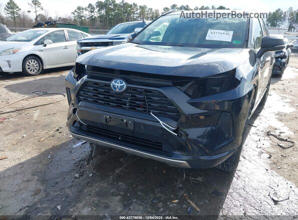 JTM16RFV5ND521452 2022 TOYOTA RAV4 HYBRID Black Front view