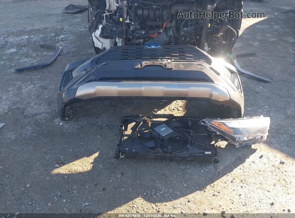 JTM16RFV5ND521452 2022 TOYOTA RAV4 HYBRID Black Instrument cluster view