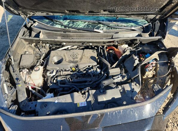 JTM16RFV7NJ016384 2022 TOYOTA RAV4 Black Вид підкапотного простору